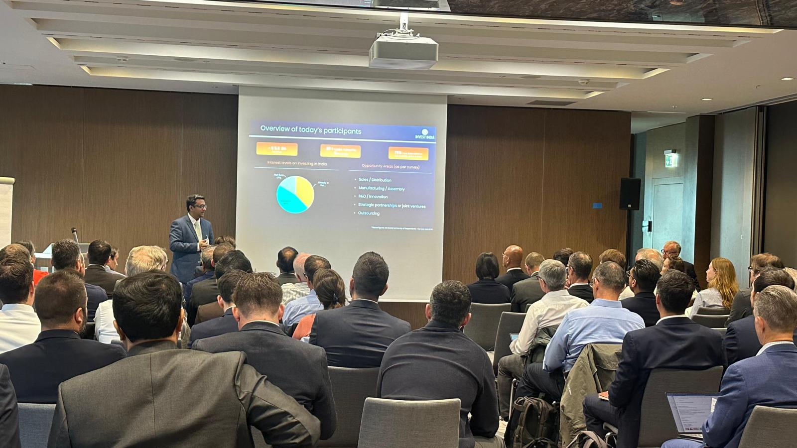 Ambassador Mridul Kumar delivered keynote speech at Invest India Workshop organized in association with Swissmem in Zurich, 16 May 2025.